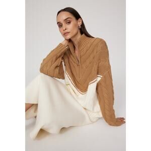 Staud Brown Hampton Sweater - Size Small